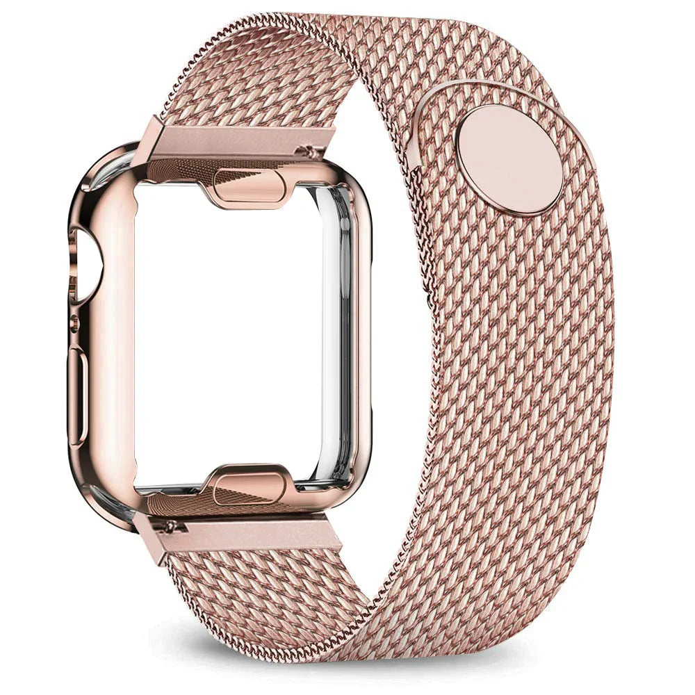 Apple Watch Stainless Steel Strap - Premium Milanese Band