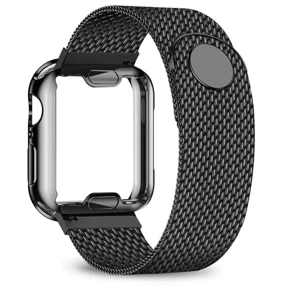 Apple Watch Stainless Steel Strap - Premium Milanese Band