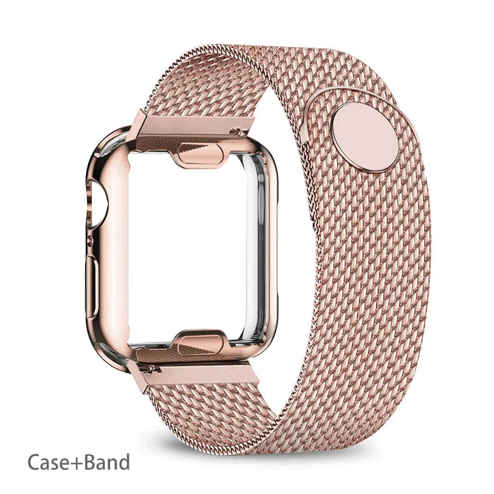 Apple Watch Stainless Steel Strap - Premium Milanese Band