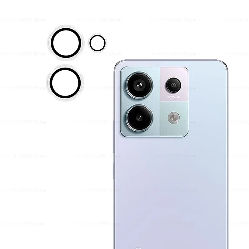 3D Camera Protector Glass For Xiaomi Redmi Note 13 Pro 13Pro Plus 4G 5G HD Tempered Glass Lens Metal Rear Ring Redmy Note13 Pro