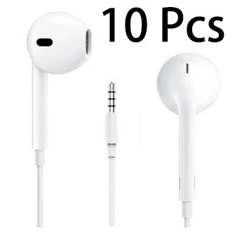 1/5/10PCS 3.5mm Universal Wired Headphones Comfortable stereo wired headphones For mobile phones, computers and more.
