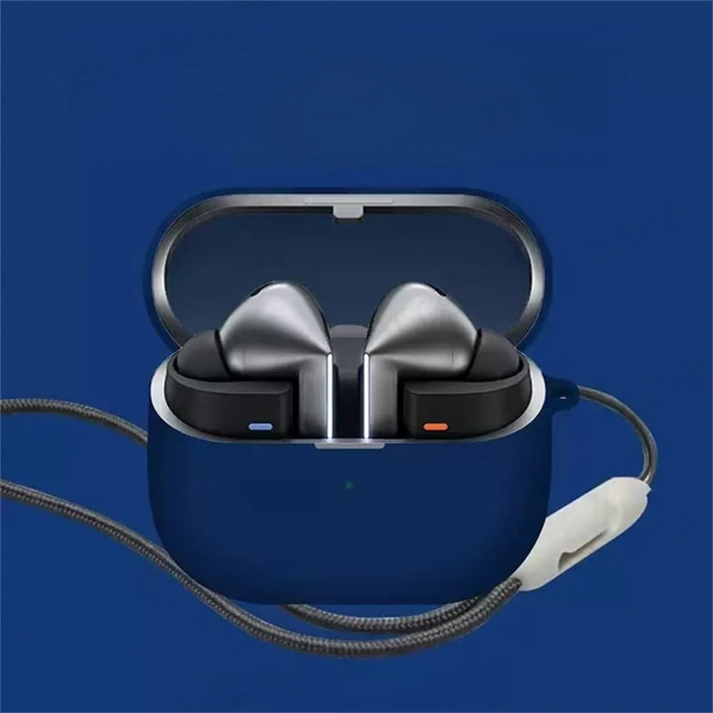 2 in 1 Silicone Case for Samsung Galaxy Buds3/Galaxy Buds3 Pro (2024) Shockproof Full Protective Accessory Cover Cute For Women