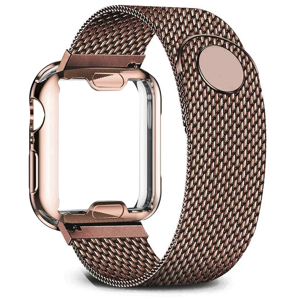 Apple Watch Stainless Steel Strap - Premium Milanese Band