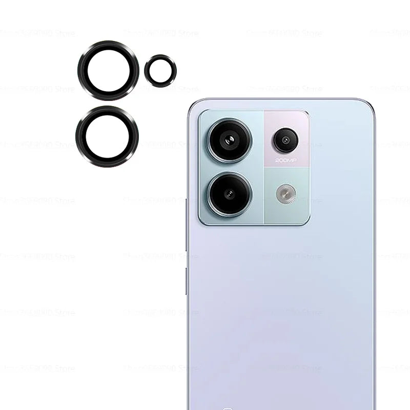 3D Camera Protector Glass For Xiaomi Redmi Note 13 Pro 13Pro Plus 4G 5G HD Tempered Glass Lens Metal Rear Ring Redmy Note13 Pro