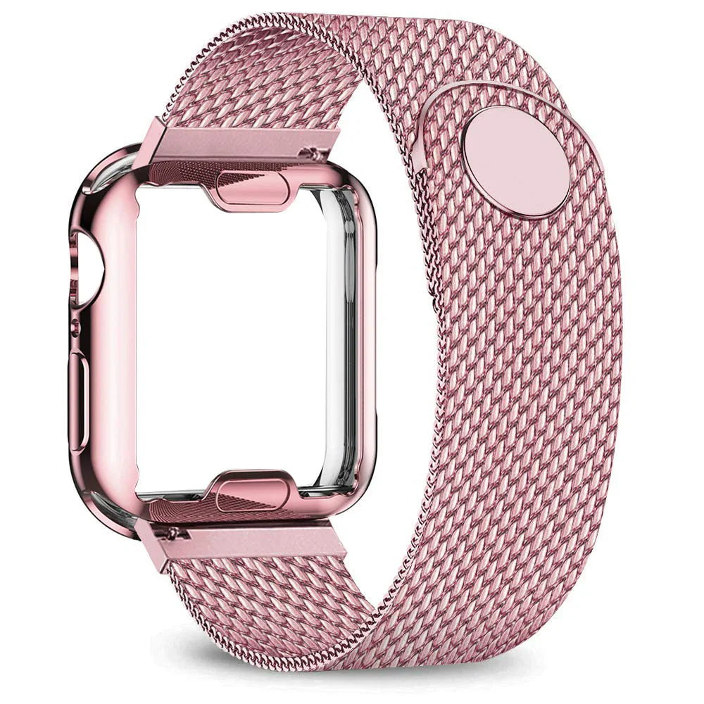 Apple Watch Stainless Steel Strap - Premium Milanese Band